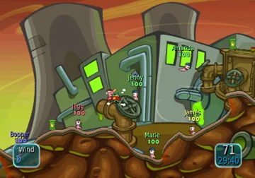 Worms - Battle Islands screen shot game playing